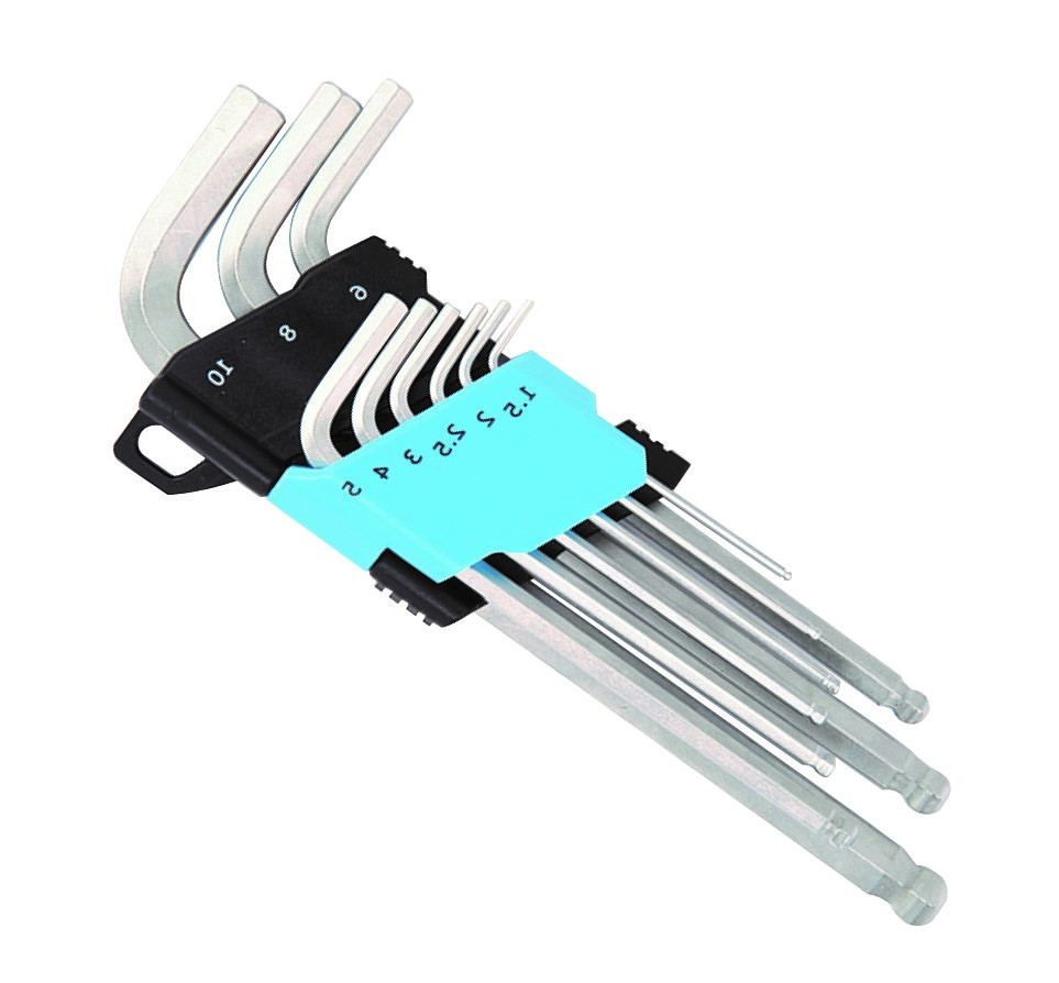 Ball Point Hex Key Wrench Set- Long