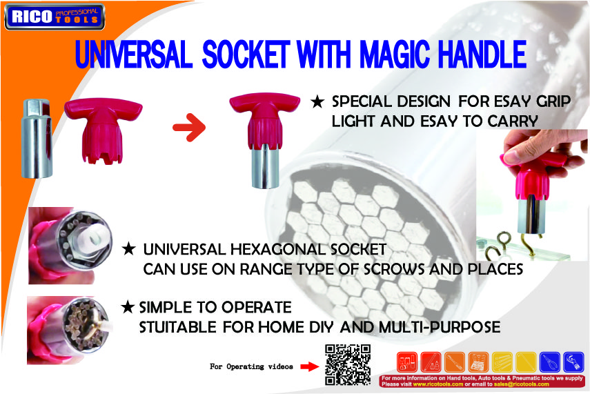 Universal Socket With Magic Handle